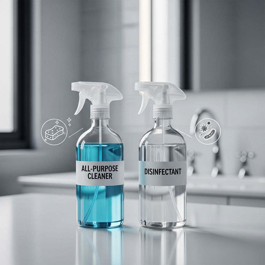 All-Purpose Cleaners and Disinfection: Understanding the Key Differences Learn how all-purpose cleaners, sanitizers, and disinfectants differ so you can choose and use them safely and effectively at home.