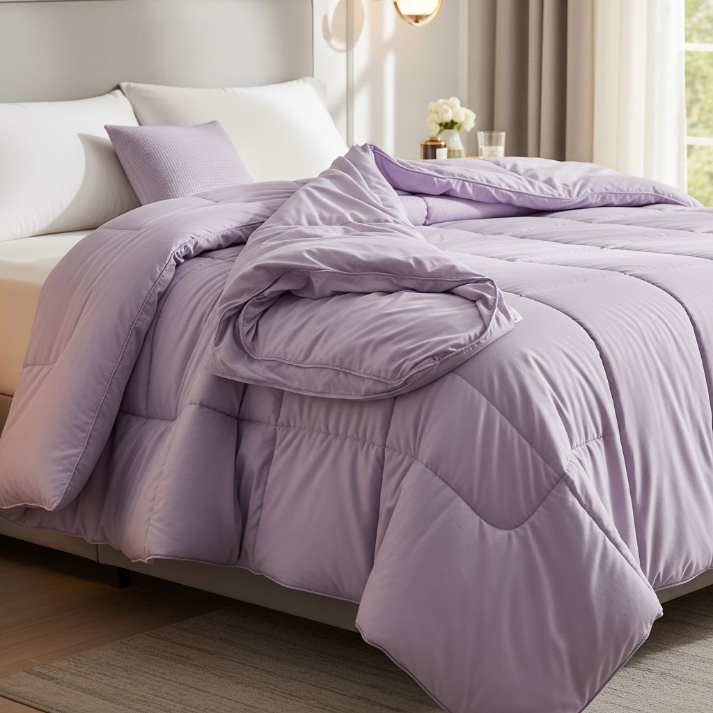Experience year-round comfort with this top-rated, fluffy down alternative comforter that elevates everyday sleep.