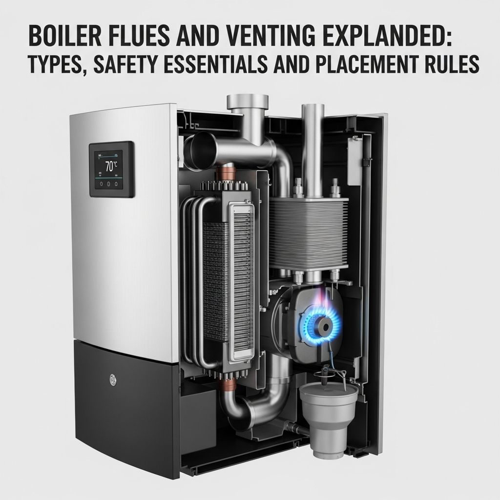 Understand boiler flue types, venting categories, safety requirements and placement rules so your heating system stays efficient and code-compliant.