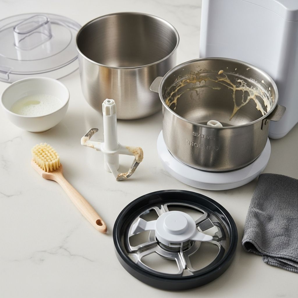 Learn how to deep clean your ice cream maker to eliminate stubborn residue, lingering odors, and build-up for safer, smoother frozen treats.