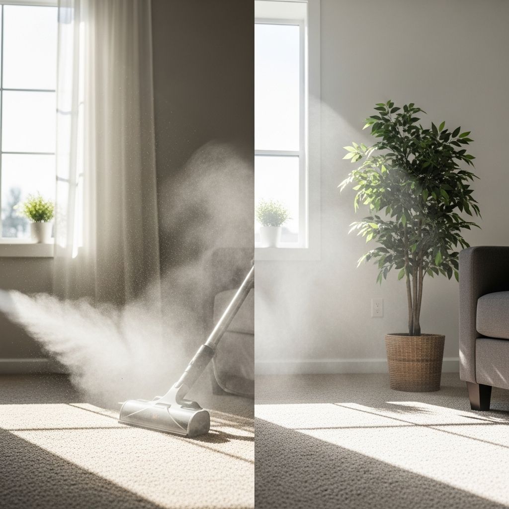 Understand how different carpet cleaning methods and products can either improve or harm the air quality inside your home or workplace.