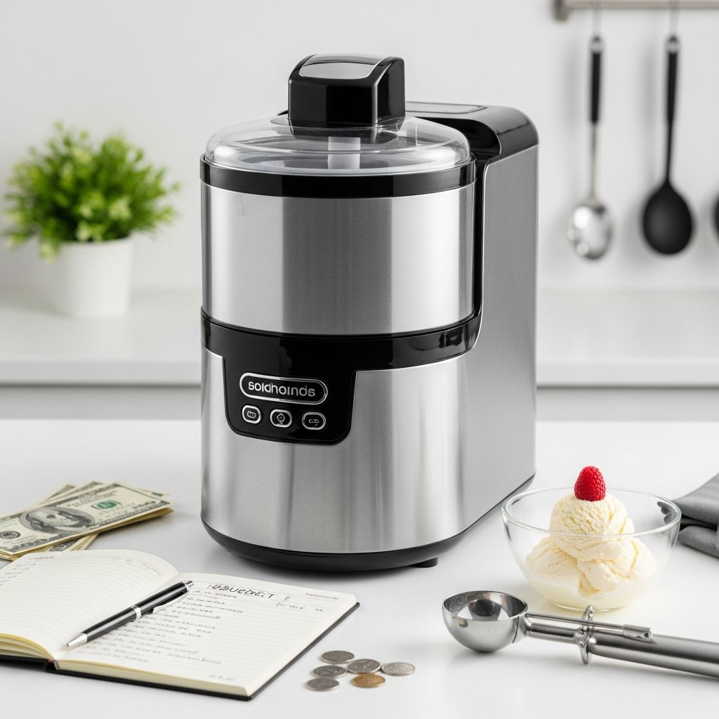 Planning a Budget for Buying and Running a Home Ice Cream Maker Learn how to budget smartly for the purchase, operation, and long-term ownership of a home ice cream maker.