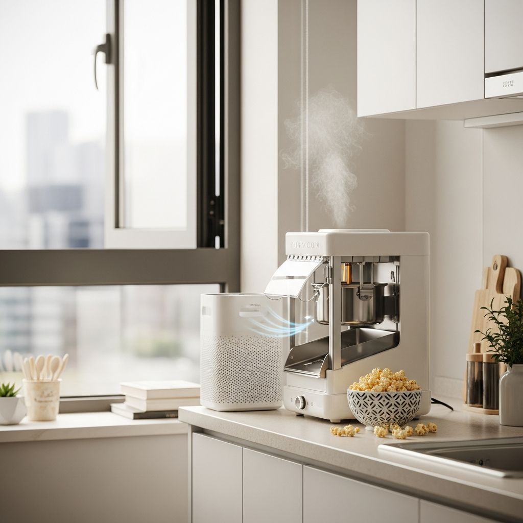 Practical ways to enjoy fresh popcorn in tight spaces while controlling heat, odors, and clutter