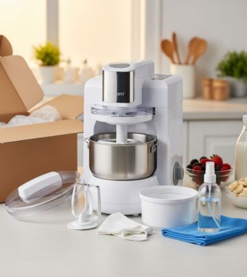 Step-by-step pre-use checklist to unbox, clean, assemble, and test your new ice cream maker safely and effectively.