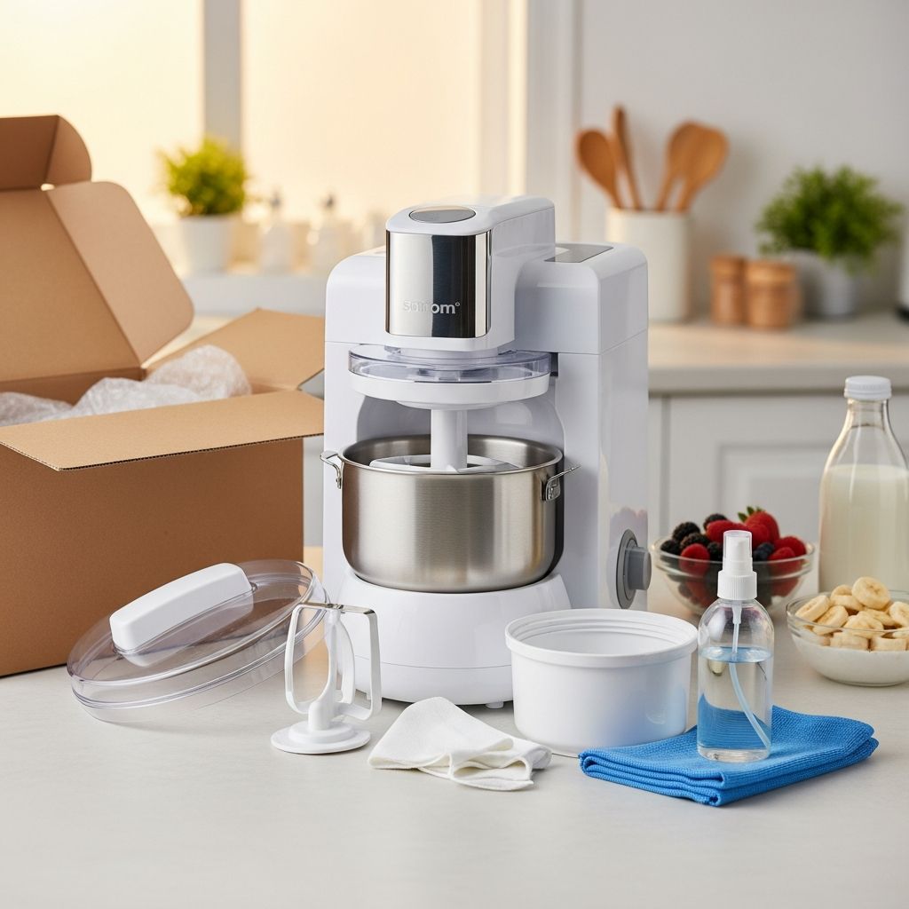 Pre-Use Checklist for a New Ice Cream Maker: Unboxing, Cleaning, and First Test Runs Step-by-step pre-use checklist to unbox, clean, assemble, and test your new ice cream maker safely and effectively.
