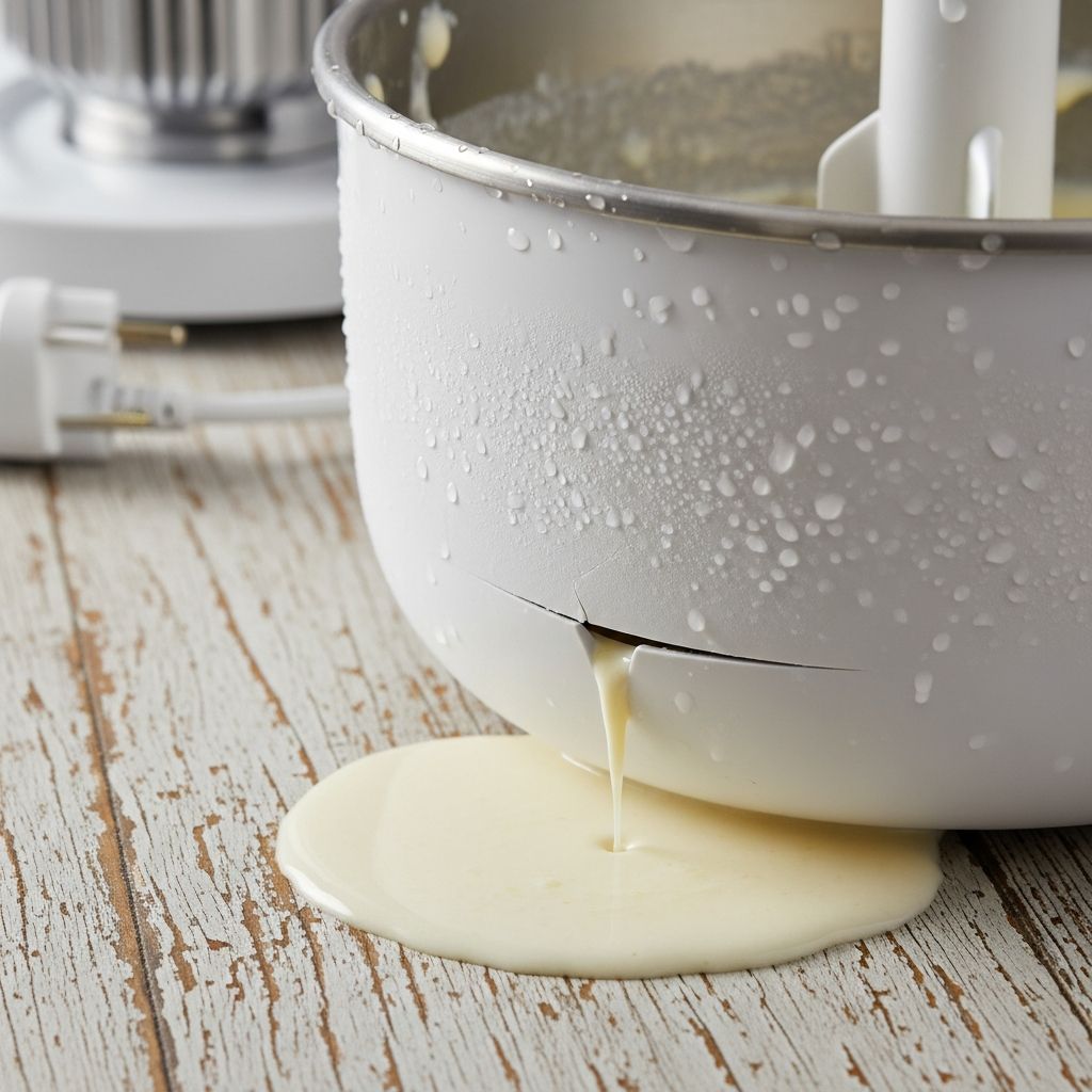 Troubleshooting Leaks From Freezer-Bowls and Buckets in Ice Cream Makers Identify, diagnose, and safely fix leaks in freezer bowls and salt-ice buckets to keep your ice cream maker performing reliably.