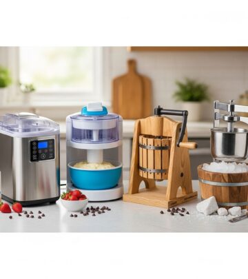 Understand compressor, freezer-bowl, hand-crank, and rock-salt ice cream makers so you can choose the ideal design for your home kitchen.