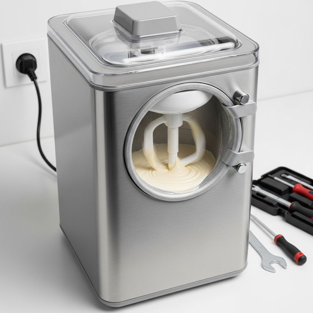 Learn what different noises and vibrations mean, when to troubleshoot, and when to shut your ice cream maker down for safety.